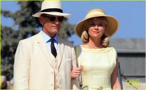 Kirsten Dunst and Viggo Mortensen filming in the Acropolis of Athens in Greece.